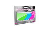 Peekaboo Neon Heart Nipple Pasties 3 Pack Green / Blue / Pink Fancy Dress Ups
